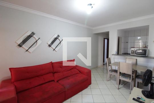 Sala de apartamento para alugar com 2 quartos, 58m² em Santa Mônica, Uberlândia