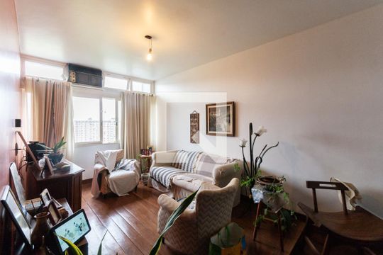 Sala de apartamento à venda com 2 quartos, 80m² em Tijuca, Rio de Janeiro