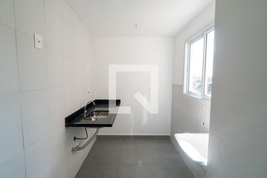 Cozinha e Área de Serviço de apartamento para alugar com 1 quarto, 27m² em Vila Gea, São Paulo