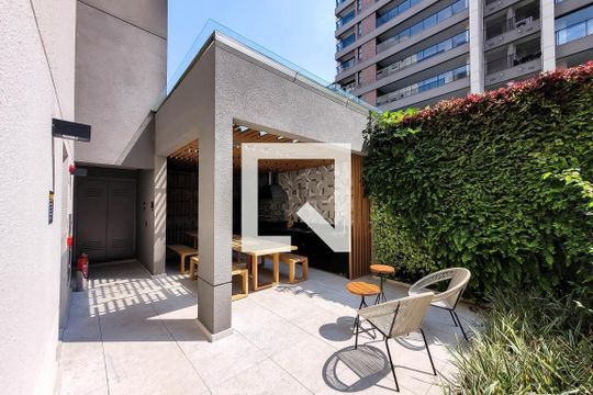 Área comum - Churrasqueira de kitnet/studio à venda com 1 quarto, 35m² em Vila Mariana, São Paulo