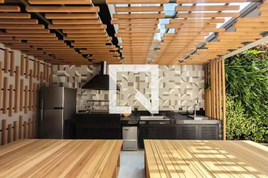 Área comum - Churrasqueira de kitnet/studio à venda com 1 quarto, 35m² em Vila Mariana, São Paulo