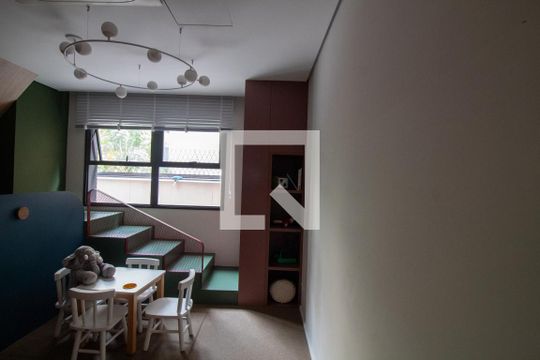Área comum - Brinquedoteca de apartamento para alugar com 1 quarto, 46m² em Campo Belo, São Paulo