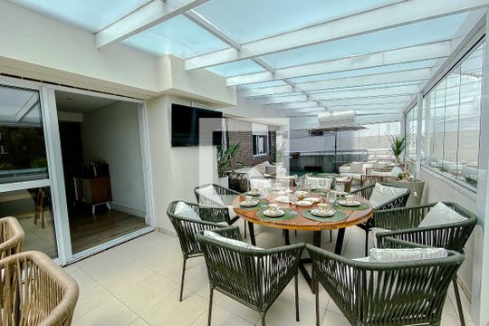Varanda de apartamento à venda com 1 quarto, 148m² em Vila Mariana, São Paulo