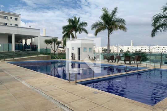 Área comum - Piscina de apartamento à venda com 2 quartos, 45m² em Chacaras Reunidas Santa Terezinha, Contagem