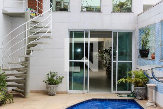 Área Gourmet - Piscina de casa à venda com 4 quartos, 430m² em Osvaldo Cruz, São Caetano do Sul