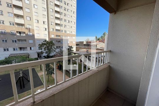 varanda de apartamento para alugar com 2 quartos, 48m² em Jardim do Lago, São Paulo