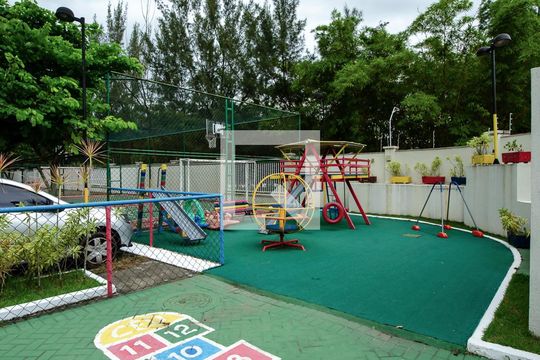 Área comum - Playground de apartamento para alugar com 2 quartos, 75m² em Recreio dos Bandeirantes, Rio de Janeiro