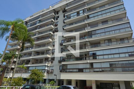 Fachada de apartamento para alugar com 2 quartos, 75m² em Recreio dos Bandeirantes, Rio de Janeiro