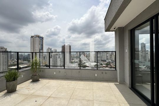 Área comum de kitnet/studio para alugar com 1 quarto, 41m² em Setor Bueno, Goiânia