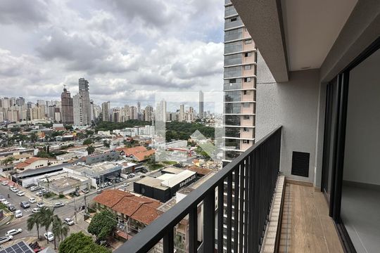 Vista da Varanda de kitnet/studio para alugar com 1 quarto, 41m² em Setor Bueno, Goiânia