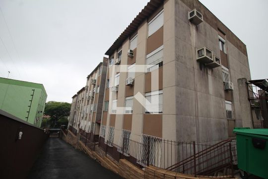 Fachada do bloco de apartamento para alugar com 2 quartos, 58m² em Nossa Senhora das Gracas, Canoas