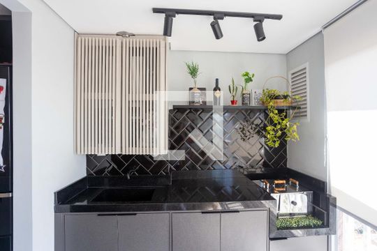 Sala/Cozinha/Area de Serviço de apartamento à venda com 2 quartos, 51m² em Centro, Diadema