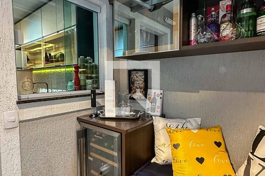 Área de serviço de casa de condomínio à venda com 2 quartos, 40m² em Parada Inglesa, São Paulo