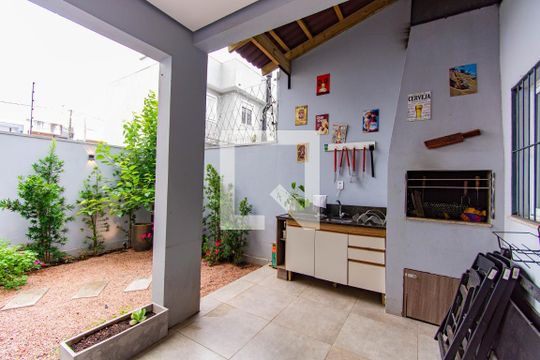 Área comum - Churrasqueira de casa para alugar com 3 quartos, 109m² em Estância Velha, Canoas