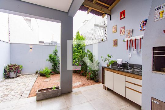Área comum - Churrasqueira de casa para alugar com 3 quartos, 109m² em Estância Velha, Canoas