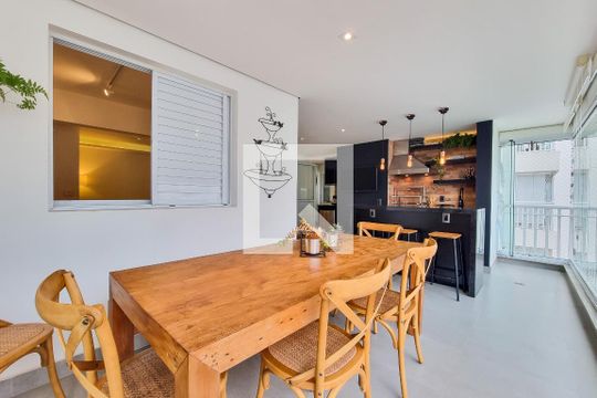 Sala de apartamento para alugar com 3 quartos, 125m² em Royal Park, São José dos Campos