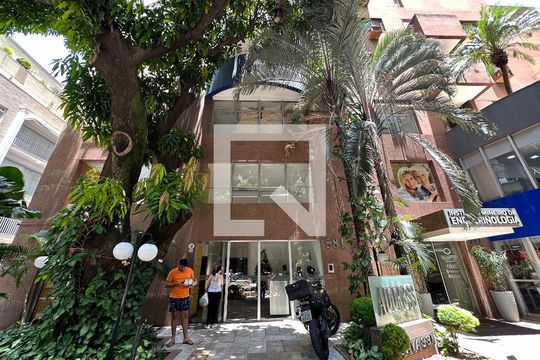 Fachada de apartamento para alugar com 1 quarto, 50m² em Savassi, Belo Horizonte