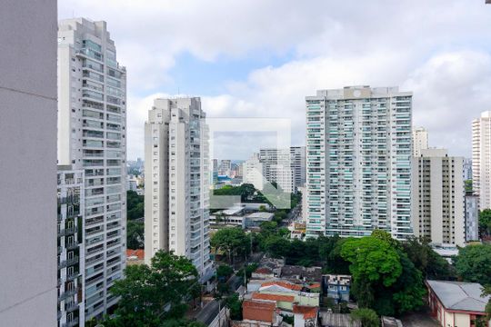 Suíte - Vista de apartamento à venda com 2 quartos, 72m² em Santo Amaro, São Paulo