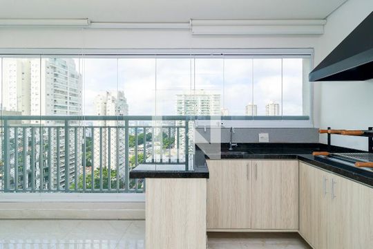 Sala - Varanda de apartamento à venda com 2 quartos, 72m² em Santo Amaro, São Paulo