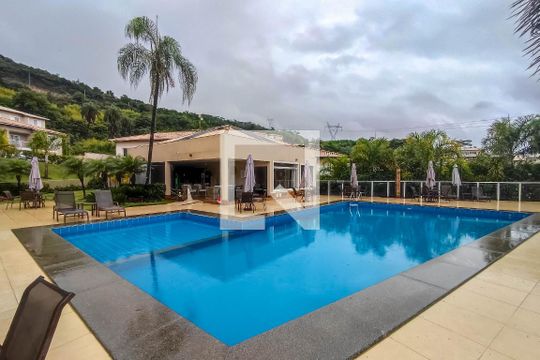 Área comum - Piscina de casa de condomínio à venda com 3 quartos, 126m² em Cabeceira, Nova Lima