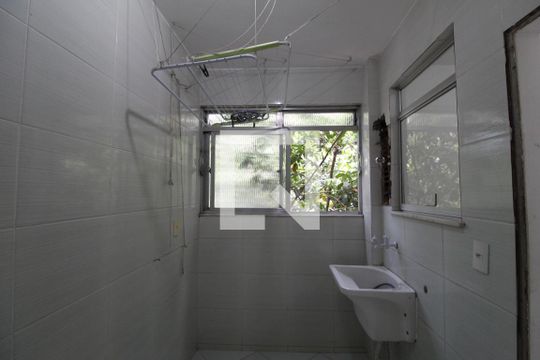 Área de serviço de apartamento à venda com 2 quartos, 87m² em Anil, Rio de Janeiro