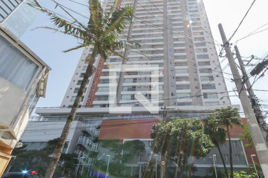 Fachada de apartamento para alugar com 1 quarto, 47m² em Brooklin, São Paulo