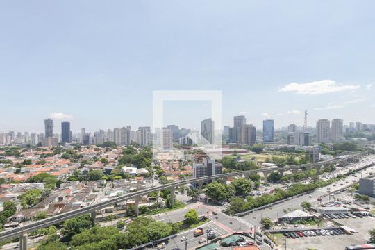 Vista da Varanda de apartamento para alugar com 1 quarto, 47m² em Brooklin, São Paulo
