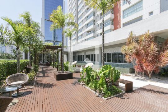 Área Comum de apartamento para alugar com 1 quarto, 47m² em Brooklin, São Paulo