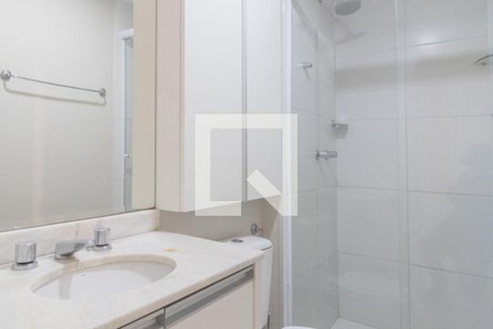 Banheiro da Suíte de apartamento à venda com 2 quartos, 72m² em Mal. Rondon, Canoas