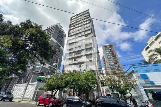 Fachada de kitnet/studio para alugar com 1 quarto, 27m² em Campo Belo, São Paulo
