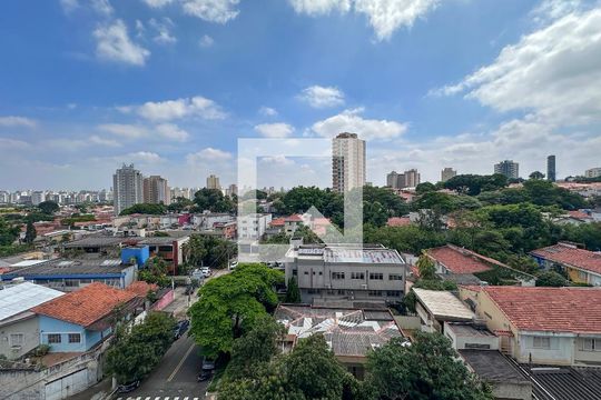 Vista de kitnet/studio para alugar com 1 quarto, 27m² em Campo Belo, São Paulo