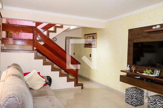 Sala de casa à venda com 3 quartos, 290m² em Vila Palmares, Santo André