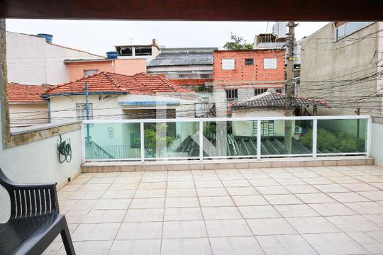 Quarto 1 - Sacada de casa à venda com 3 quartos, 290m² em Vila Palmares, Santo André
