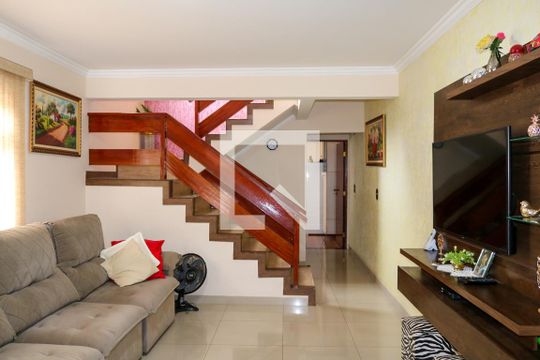 Sala de casa à venda com 3 quartos, 290m² em Vila Palmares, Santo André