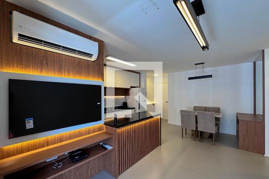 Sala de apartamento à venda com 2 quartos, 69m² em Jardim das Acacias, São Paulo