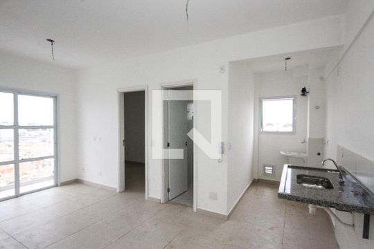 Sala de apartamento para alugar com 1 quarto, 34m² em Chácara Mafalda, São Paulo