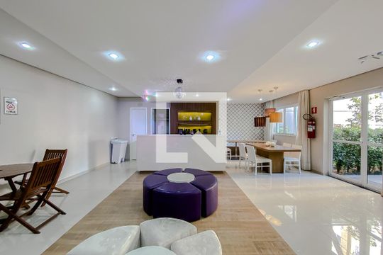 Área comum - Salão de festas de apartamento para alugar com 1 quarto, 30m² em Brás, São Paulo
