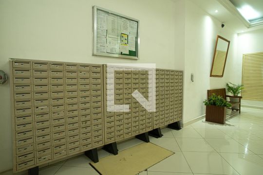Área Comum - Caixas de correspondência de kitnet/studio para alugar com 1 quarto, 28m² em Bela Vista, São Paulo