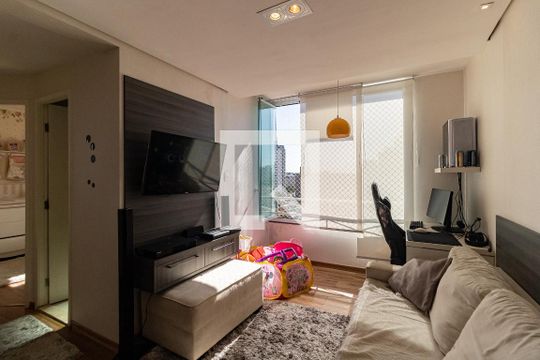Sala de apartamento à venda com 2 quartos, 50m² em Vila Moinho Velho, São Paulo