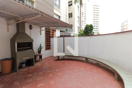 Área comum - Churrasqueira de kitnet/studio à venda com 1 quarto, 43m² em Centro, Campinas