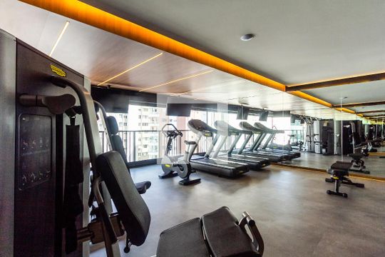 Área comum - Academia de apartamento à venda com 1 quarto, 30m² em Itaim Bibi, São Paulo