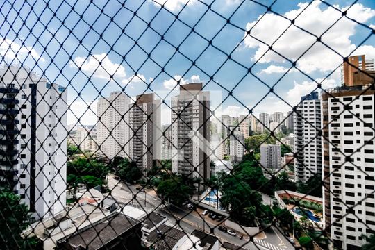 Vista da Varanda de apartamento para alugar com 3 quartos, 130m² em Vila Andrade, São Paulo
