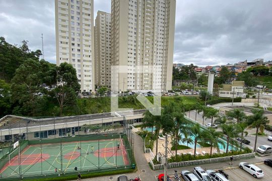 Vista da Sala de apartamento à venda com 2 quartos, 59m² em Vila Iracema, Barueri