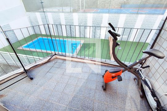 Varanda da Sala de apartamento à venda com 2 quartos, 75m² em Todos Os Santos, Rio de Janeiro