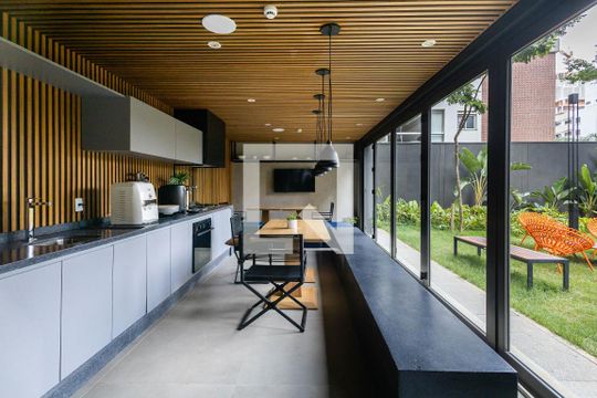 Espaço Gourmet de apartamento à venda com 2 quartos, 70m² em Pinheiros, São Paulo