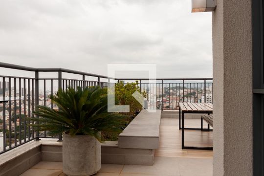 Área comum de kitnet/studio para alugar com 1 quarto, 28m² em Tucuruvi, São Paulo