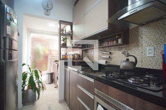 Cozinha de apartamento à venda com 2 quartos, 68m² em Boa Vista, Novo Hamburgo