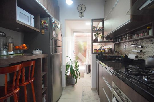 Cozinha de apartamento à venda com 2 quartos, 68m² em Boa Vista, Novo Hamburgo