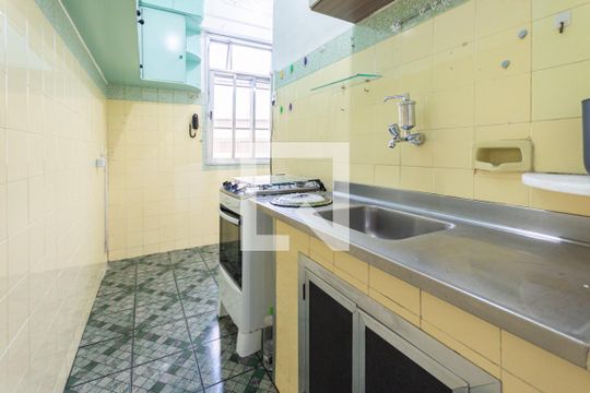 Cozinha de apartamento à venda com 1 quarto, 35m² em São Cristóvão, Rio de Janeiro