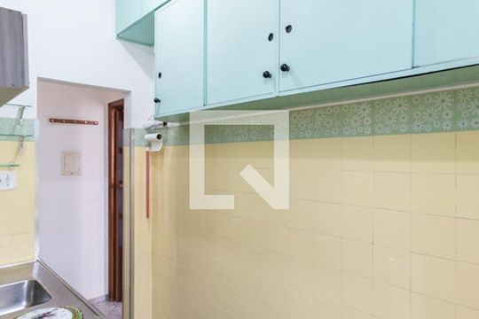 Cozinha de apartamento à venda com 1 quarto, 35m² em São Cristóvão, Rio de Janeiro